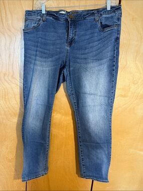 Kut from the Kloth Boyfriend Jeans in Blue Denim